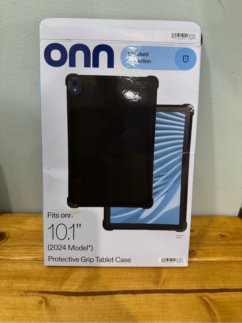 onn. 10.1" Protective Grip Tablet Case (2024 Model) OPEN BOX